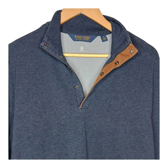 Polo Golf Ralph Lauren Men's Pullover Sweater Henley Pima Cotton Water Repellent - Picture 2 of 9